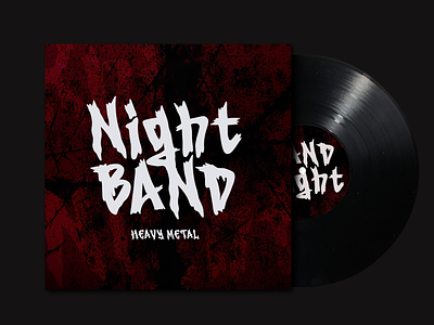 Night Band - Heavy Metal Font bloody font creepy display font fearsome font ghostly halloween font haunting heavy metal font horrible horror font mysterious scary scary font spooky spooky font supernatural terrifying typeface weird