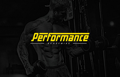 Performance Gym Logo branding graphic design gym logo