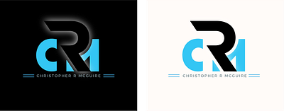 Personal Logo - Christopher R McGuire branding dark theme graphic design light theme logo vector
