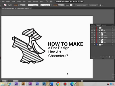 Crafting Intricate Dot Designs: A Mesmerizing Art Journey 2d art branding cartoon character design dot dotdesign graphic design illustration line lineart logo sketch timelapse unique vector