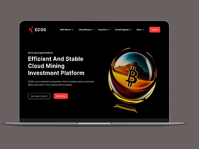 🌐 "EcoS: Pioneering Sustainability in Crypto Mining" 🚀💻 aiwebdesign creative webdesign cryptocurrencywebinspiration cryptodesigntrend cryptolandingpage cryptomining cryptominingwebsite cryptotreding cryptowebdesign daily webdesign ecommerce ecommerce trend figmadesign figmainspiration figmatrends freelancer webdesign landing page uiux webdesigninspiration webdesigntrends