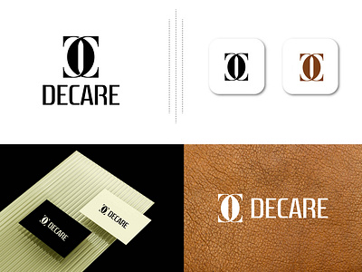 DeCare DC letter mark logo design. DC monogram logo design apps logo branding c lettermark d letter mark dc logo design logo generation logo idea logo maker logo shop ui
