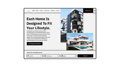 V2. Rated Property Web Experience 💻 design smartanimate ui uidesign ux uxdesign webdesign