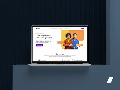 ecademy: an e-learning platform clean collage course data design education industry institute institution learning logo product school skill devolopment student teach teacher ui university ux