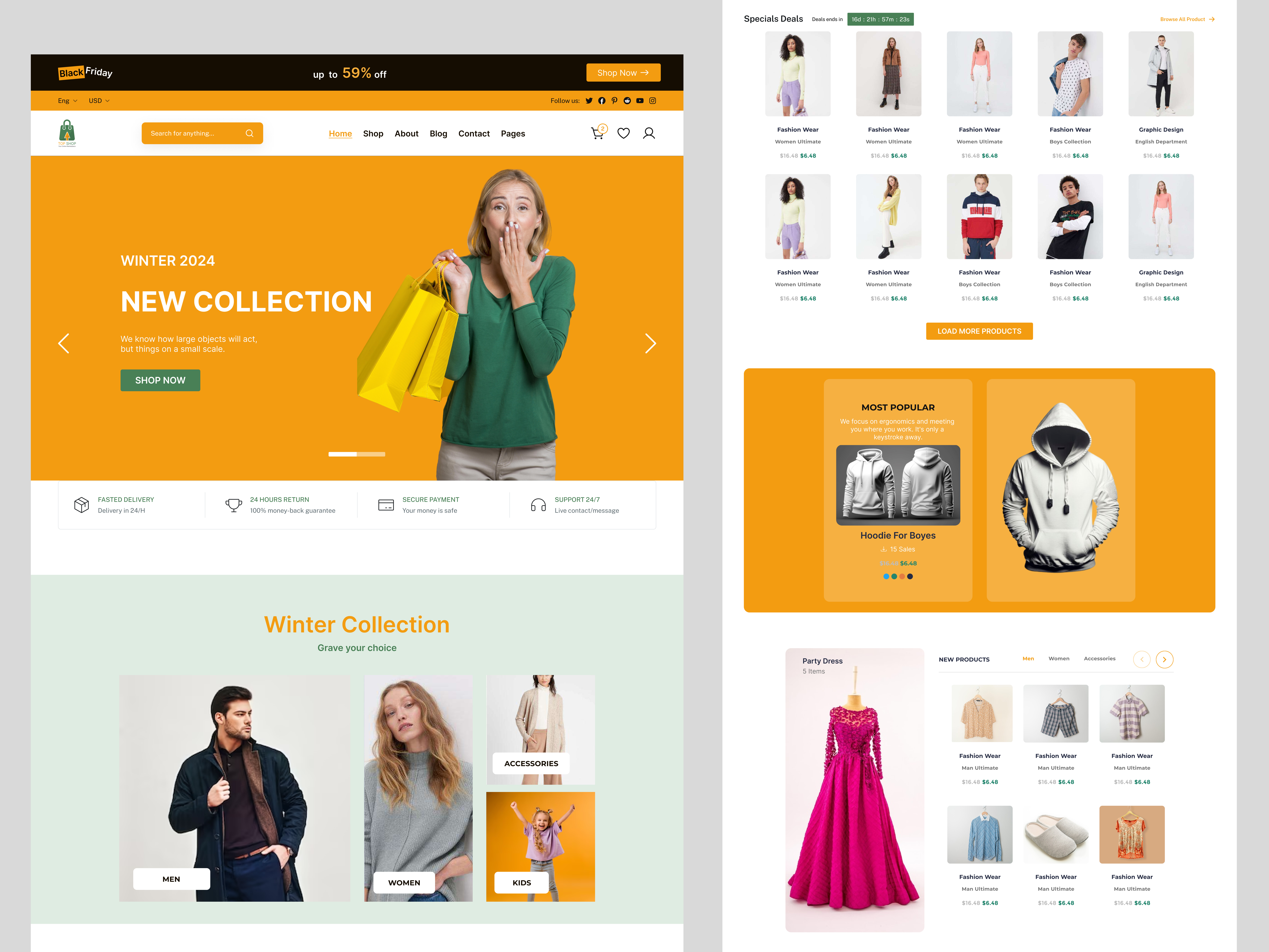 E-Commerce Landing Page: Where Style Meets Functionality designinspiration e commerce ui ecommerce hero section homepage landing page landingpage minimalist design mobile design responsive design ui ui design uiux user interface webdesign