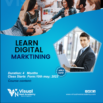 Digital Marketing Social Media Poster