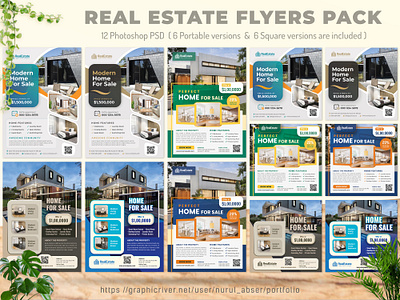 Real Estate Flyers Pack modern