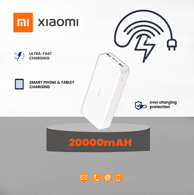 Xiaomi Power Bank Social Media Poster