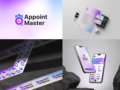 AppointMaster App - UIUX Case Study & Branding app ux research appdesign appointment app brand identity branding branding strategies case study insights design system saas ui uiuux design trend uiux case study uiux design principles user centric uiux approach