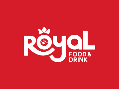 Rebranding Royal Food & Drink logo crown drink fmcg food graphic design illustrator knife knife logo logo logo idea logo ideas rebranding royal royal logo sketch spoon spoonlogo