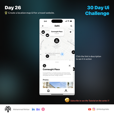 Day 26 Map UI app app shots branding design figma graphic design illustration logo ui ui design uiux design ux ux design vector
