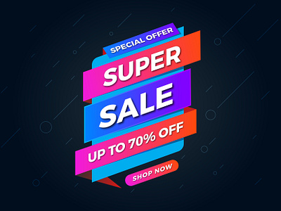 Super Sale Banner Design banner design templates banner idea banner template branding design graphic design illustration sale banner sale design super sale banner design