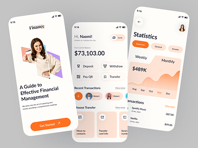 Financial Management Mobile App bank account banking best ui app design credit card finance app finance management app finance manager financial app fintech mobile app design mobile application ui money transfer problem solving trading transactions ui ux design ux app design wallet app