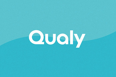 Qualy Logo Font brand branding design font logo logofont logotype mark qualy logo font sans title type typeface typography wordmark