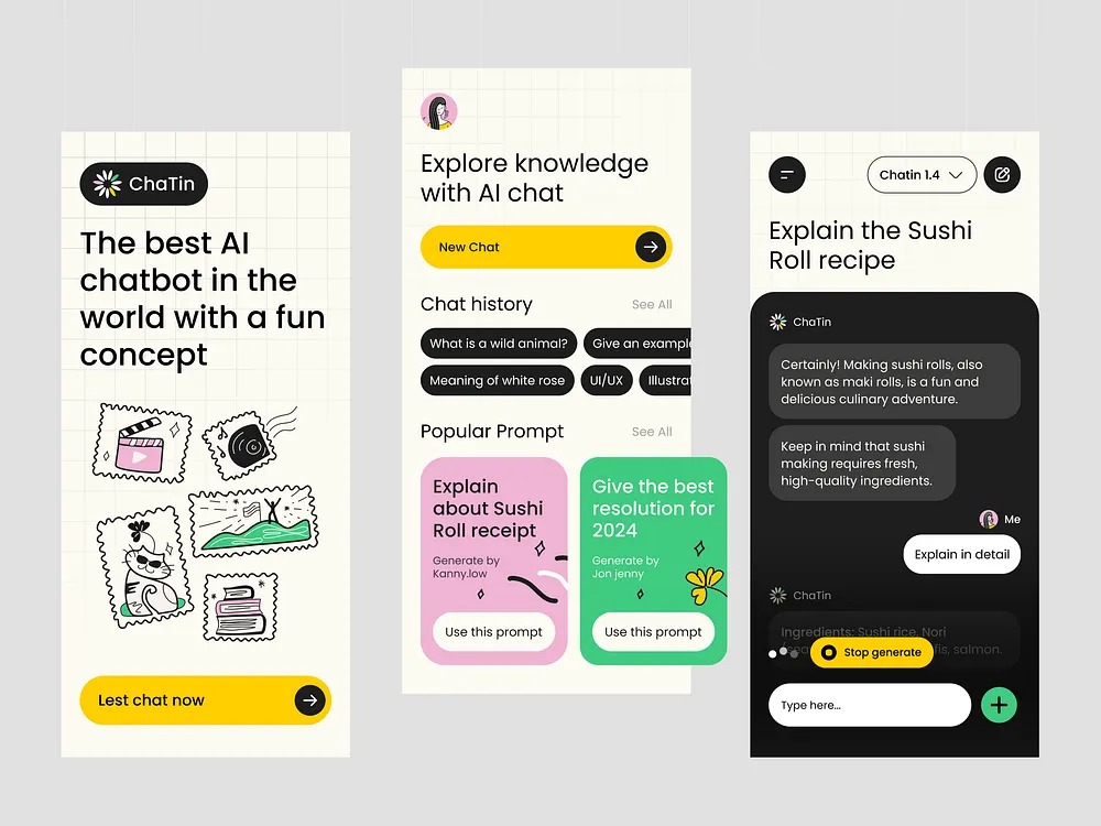 Ai Chat designs, themes, templates and downloadable graphic elements on ...