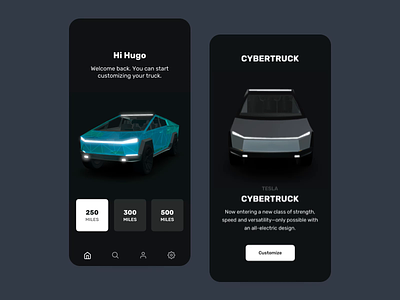 Tesla Cybertruck - Exploration 3d android animation app car cinema cybertruck e3d electric element elon free ios iphone model musk rotate tesla vehicle videocopiloot