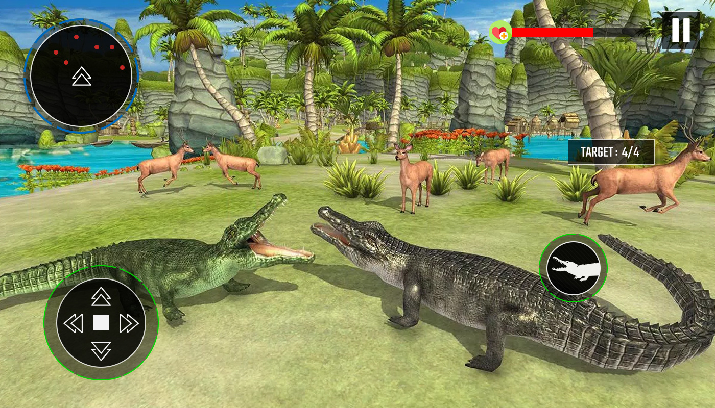 Crocodile Game UI design | Simulator Game Design | Mobile games by Azan ...