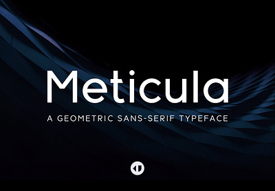 Meticula - Sans-serif Typeface display font geometric font meticula sans serif typeface sans serif typeface