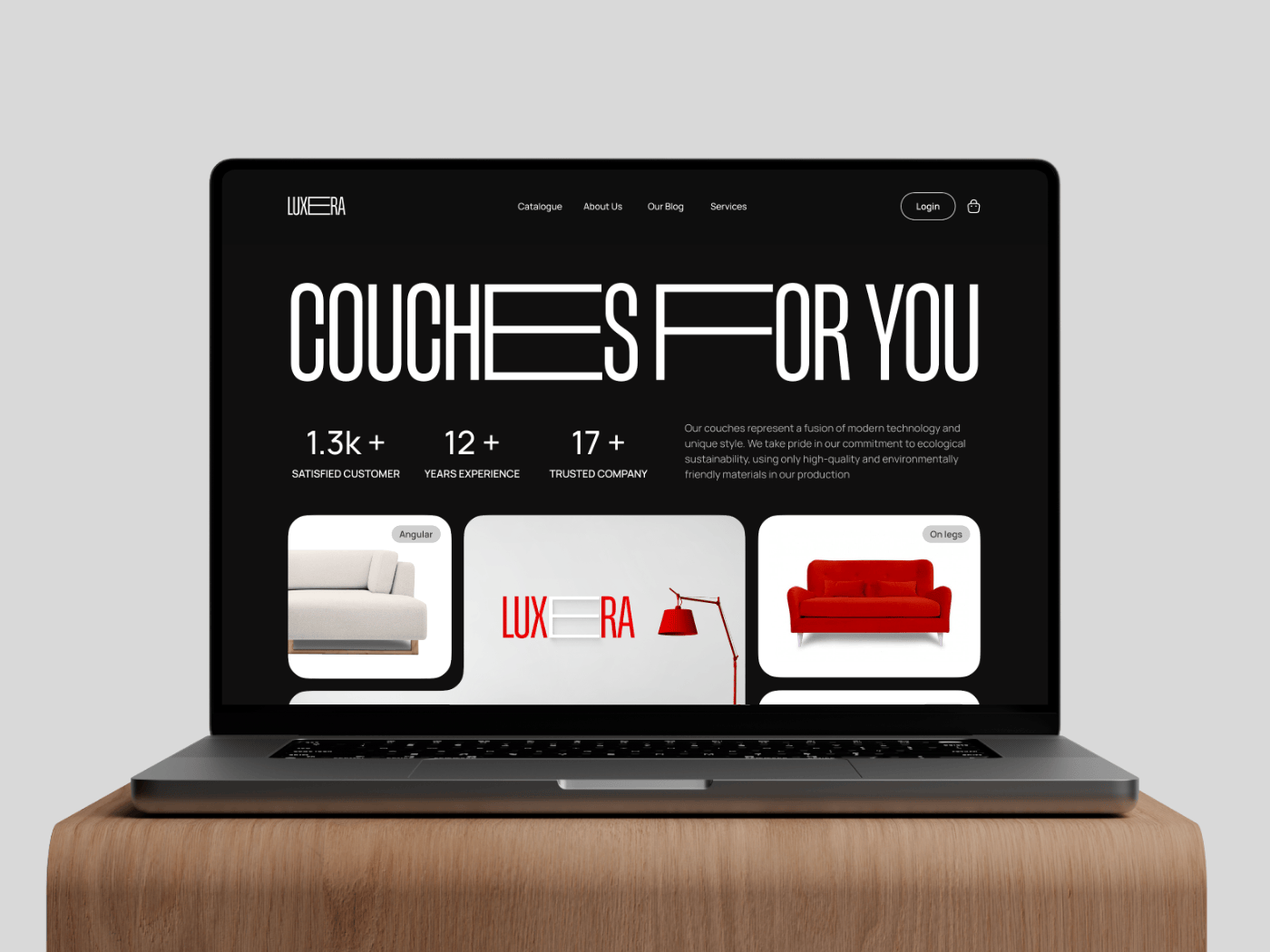 Couches Store (e-commerce) design e commerce store ui ux web website