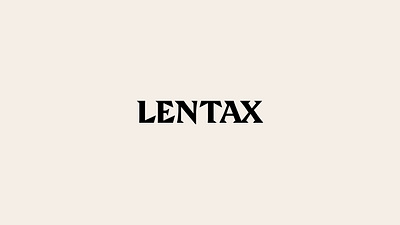 LENTAX logo acute black branding company cosmodrome art design graphic design illustration lettering logo logofolio logotype malina cosmica modern portfolio sale shop typography vector wordmark