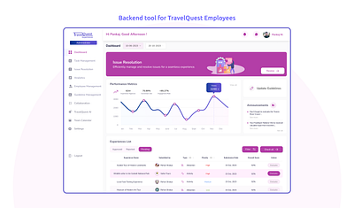 Backend Tool - Dashboard Design dashbaord design ui ux research uxuidesign web3 website design