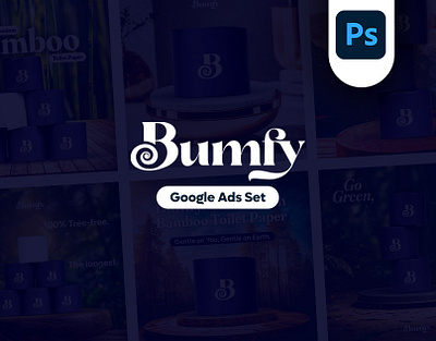 Bumfy Google Ads Set adobe photoshop advertising design fb ads google ads graphic design graphic designer instagram feed paid ads social media design social media management social media marketing social media posts thumbnail designer