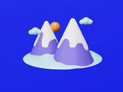 Mountain 🗻🗻 ice