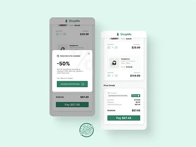Redeem Coupon - UX/UI Design coupon ui dailyui dailyui61 design mobile app mobile first promotion ui reduction ui responsive design ui ui design uiux uiux design user experience user interface ux ux design