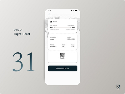 Flight Ticket app design daily ui design figma flight ticket mobile design ui ux