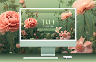 Web design: Florium 404 app graphic design ui ux web website