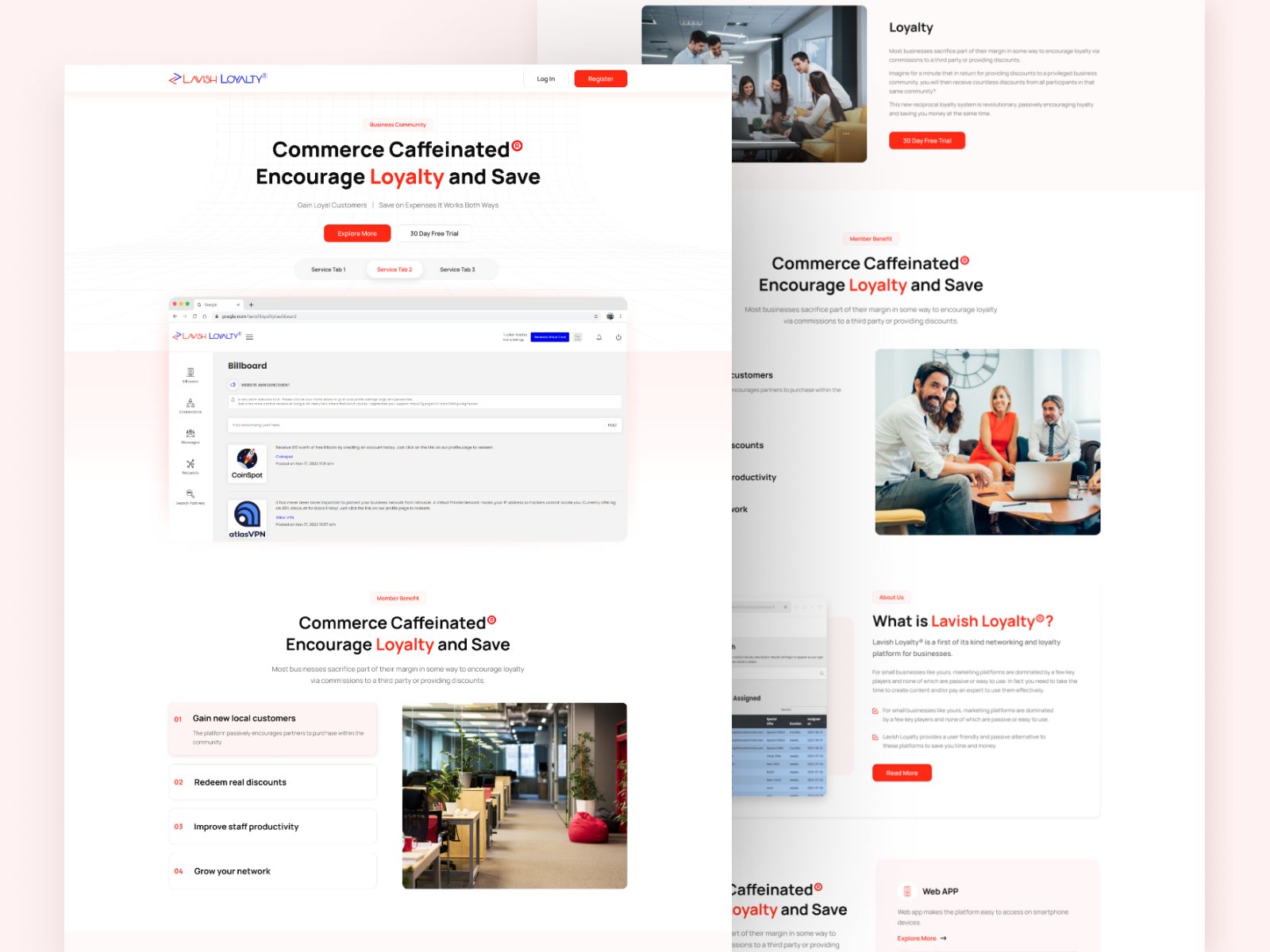 Example of Saa S Based Site Design & Development