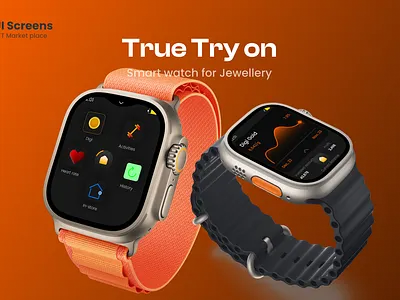 TrueTryOn / Watch App apple watch case study figma figma design interface omnnichannel smart watch ui uiux user experience user interface user research ux watch watch interface watch ui