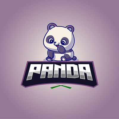 VTuber Panda Logo and Brand Identity brandidentity branding cartoondesign graphic design illustration logo vtuber