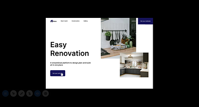 HOME RENOVATION animation design home renovation renovation ui ui design uidaily ux