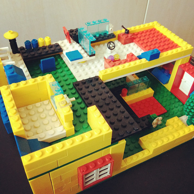 Lego Art - Leapfrog Apartment 3d lego