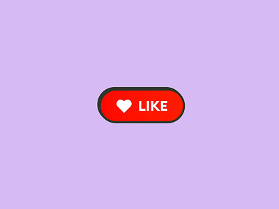 Like Button Animation 2d animation after effects animation button click heart like like button motion graphics