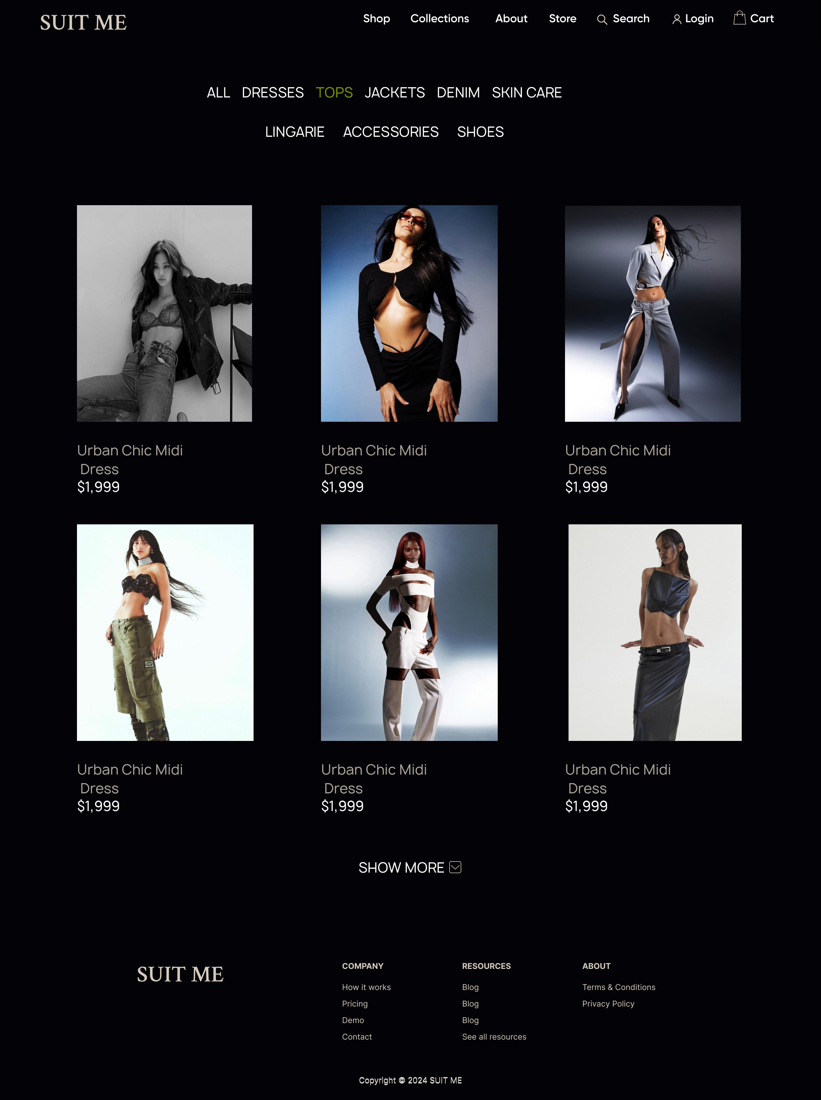 Example of Website UI/UX Design