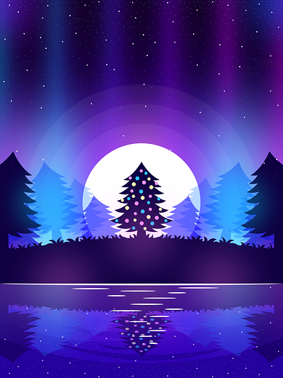 Piano Cat Tiles: Background Christmas Night background christmas galaxy game illustration mobile game music music game night noel piano piano game piano tiles star star sky winter xmas