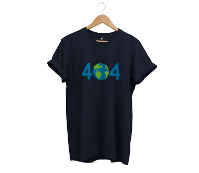Error 404 action climate earth environment error global warming nature tshirt yanmos