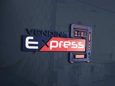 Vending Machine logo modern