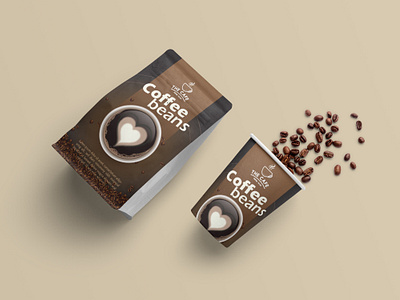 Nice Packaging Design for Coffee Beans box design. brand identity branding cafe logo design free template graphic design logo motion graphics package design packaging product design product packaging template design