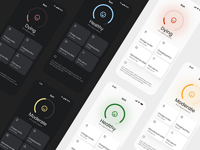 Batt - Battery Health App android app batt battery clean design glassmorphism material you mobile simple ui ux