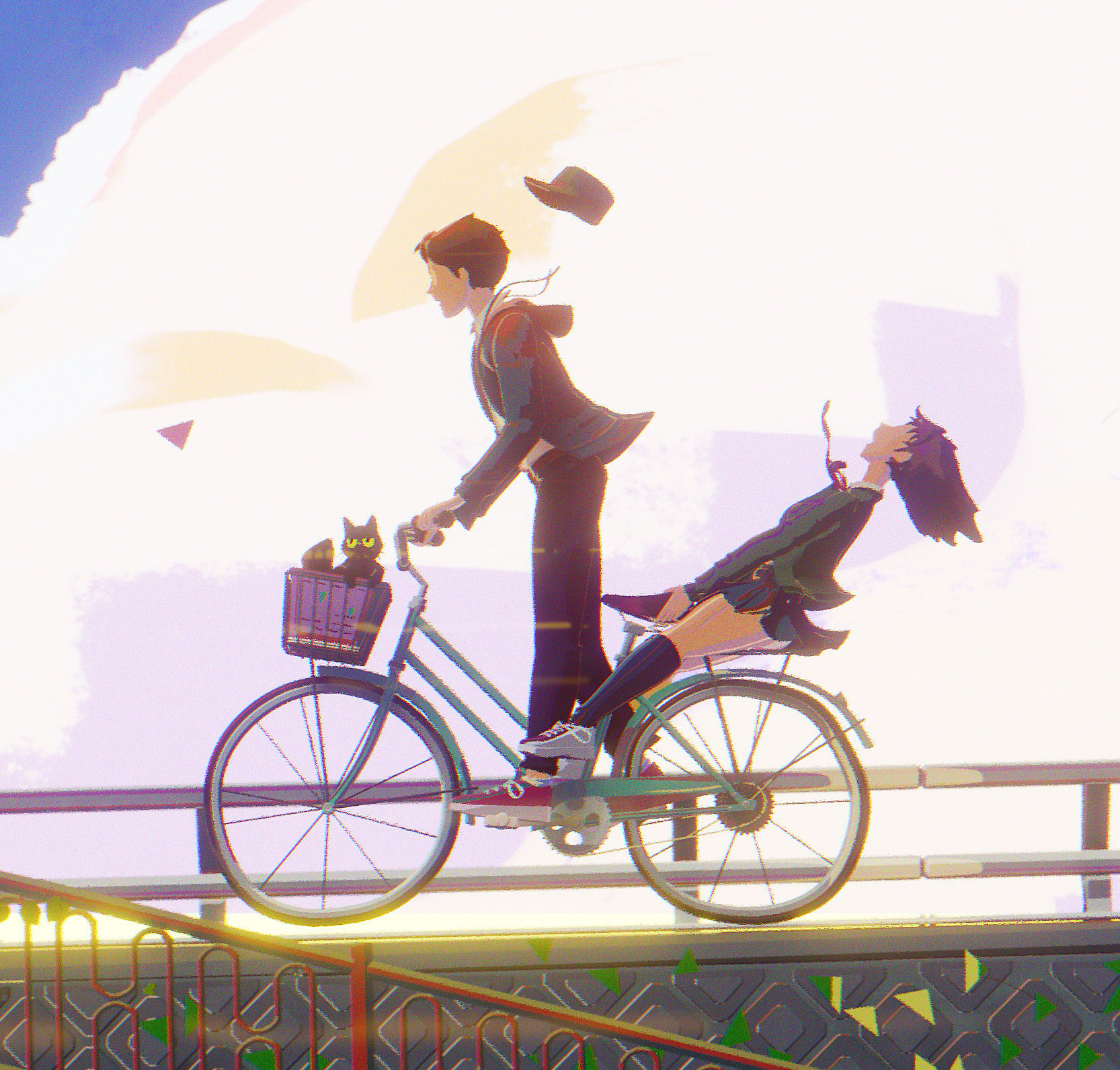 Goodbye 2023 3d animation art artwork blender childrenbook digitalart editorial illustration