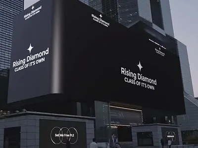 anamorphic billboard design 3d ads advertising aftereffects anamorphic animation banner bilboard blender3d