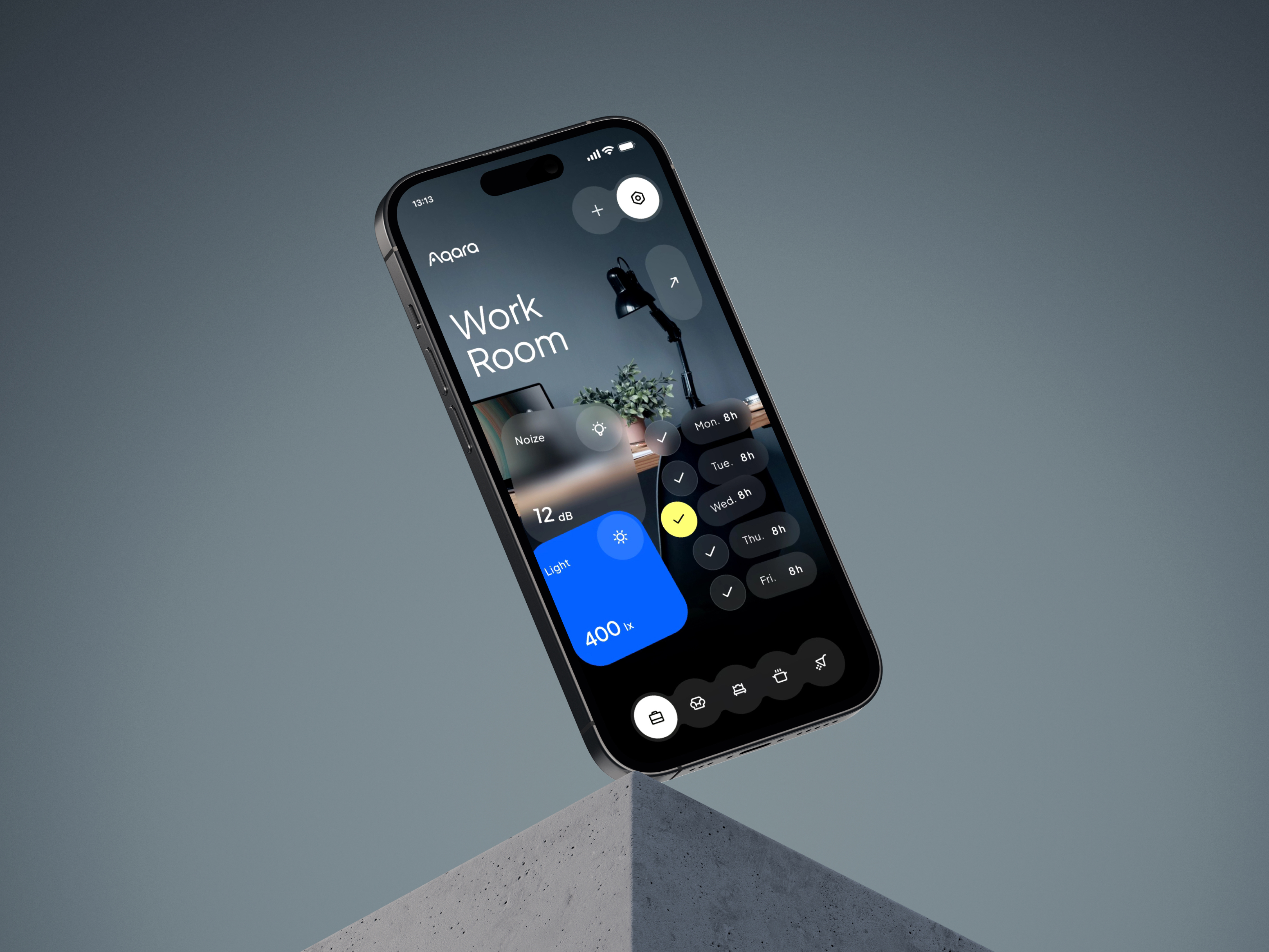 Aqara Mobile App - Smart Home SaaS app app design automation b2b crm dashboard design home ios iot mobile mobile app product design saas sas smart smarthome software ui ux