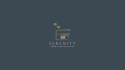 Serenity Real Estate Logo Design graphic design logo