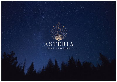 Asteria Fine Jewelry Logo Design branding graphic design logo