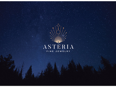 Asteria Fine Jewelry Logo Design branding graphic design logo