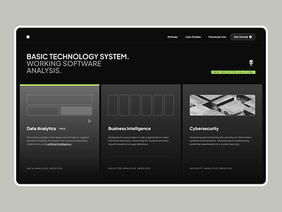 Basic - Website Concept blog cms concept design landing page minimalist modern portfolio technology ui ux web web design webdesign website