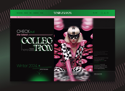 Fashion Landing Page dailyui design graphic design ui ui ux web web design website